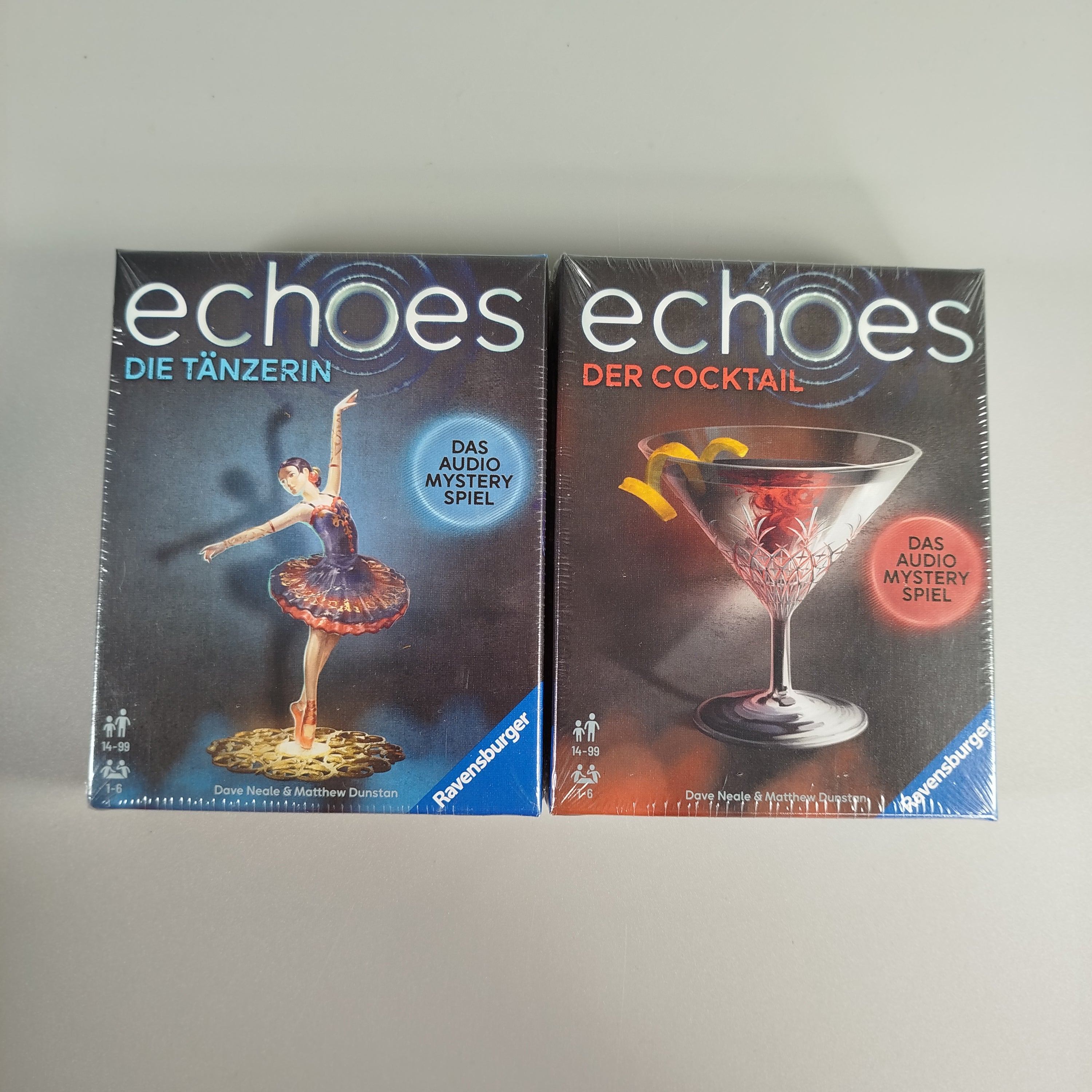 Ravensburger echoes Audio Mystery Spiel 2er Set - Die Tänzerin & Der Cocktail